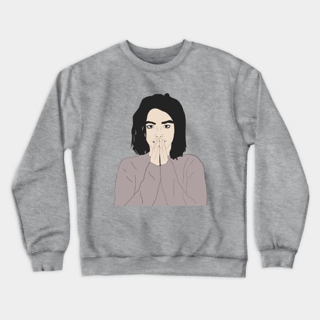 Bjork Crewneck Sweatshirt by VideoNasties